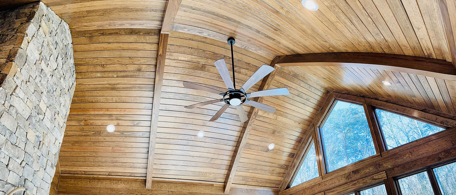 Sun Room w/Wood Ceiling | Brannon Builders